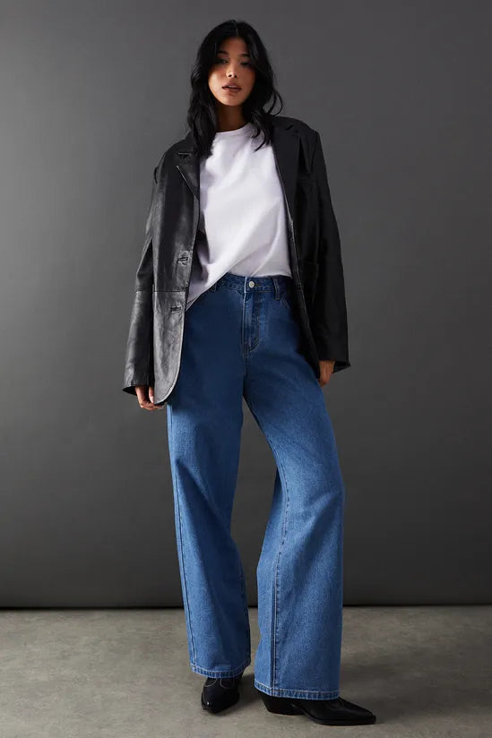 Low Rise Denim Dad Jean